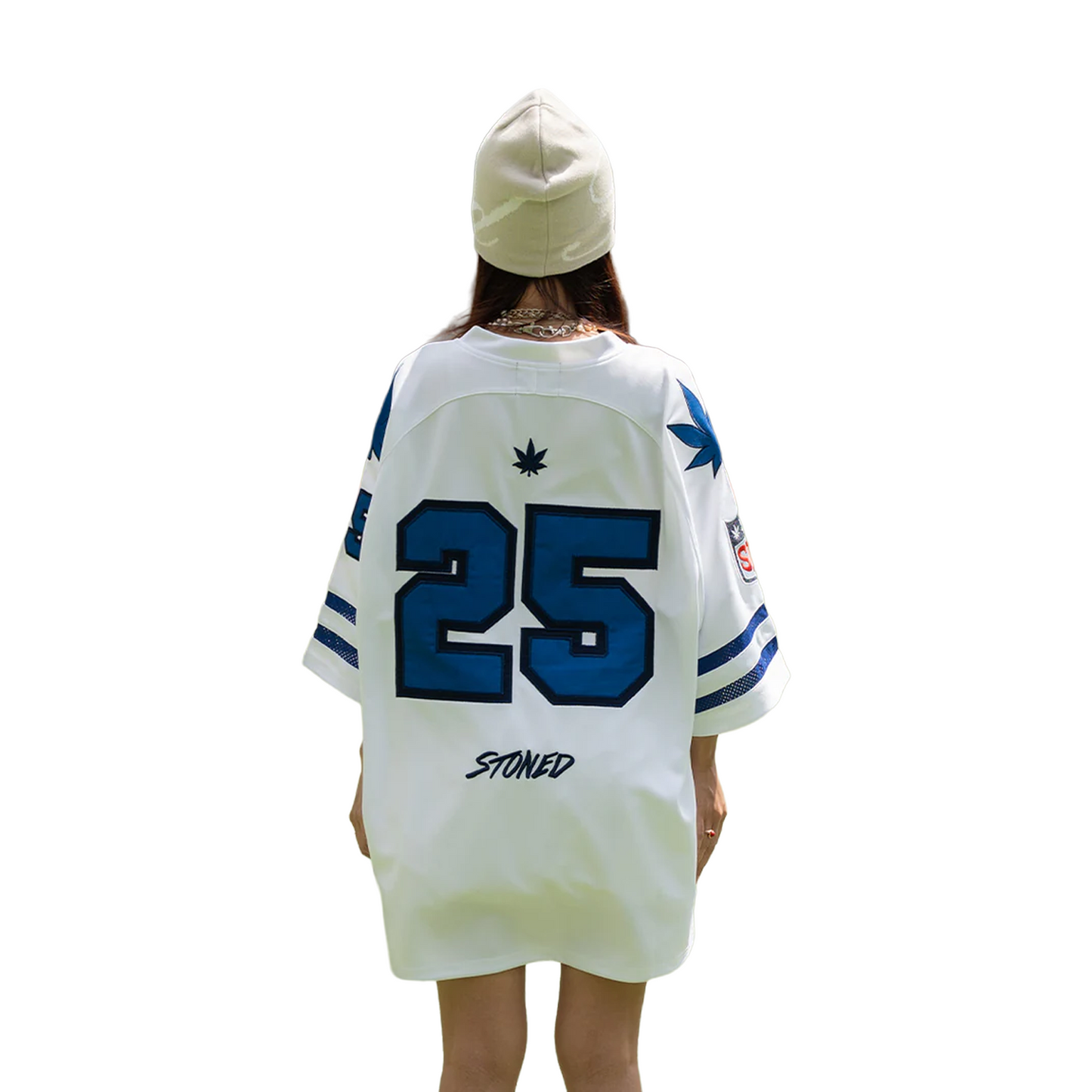 Stoned & Co ® FORCE : NFL Jersey White (SS25)