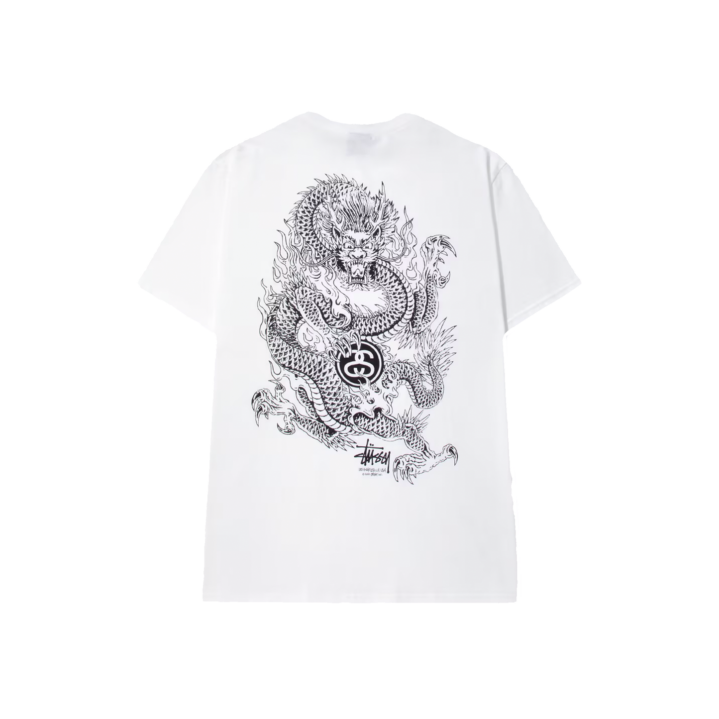 Stüssy Dragon Tee White