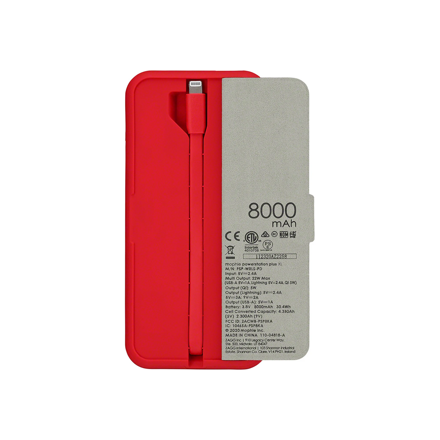 Supreme mophie powerstation Plus XL Red (SS21)