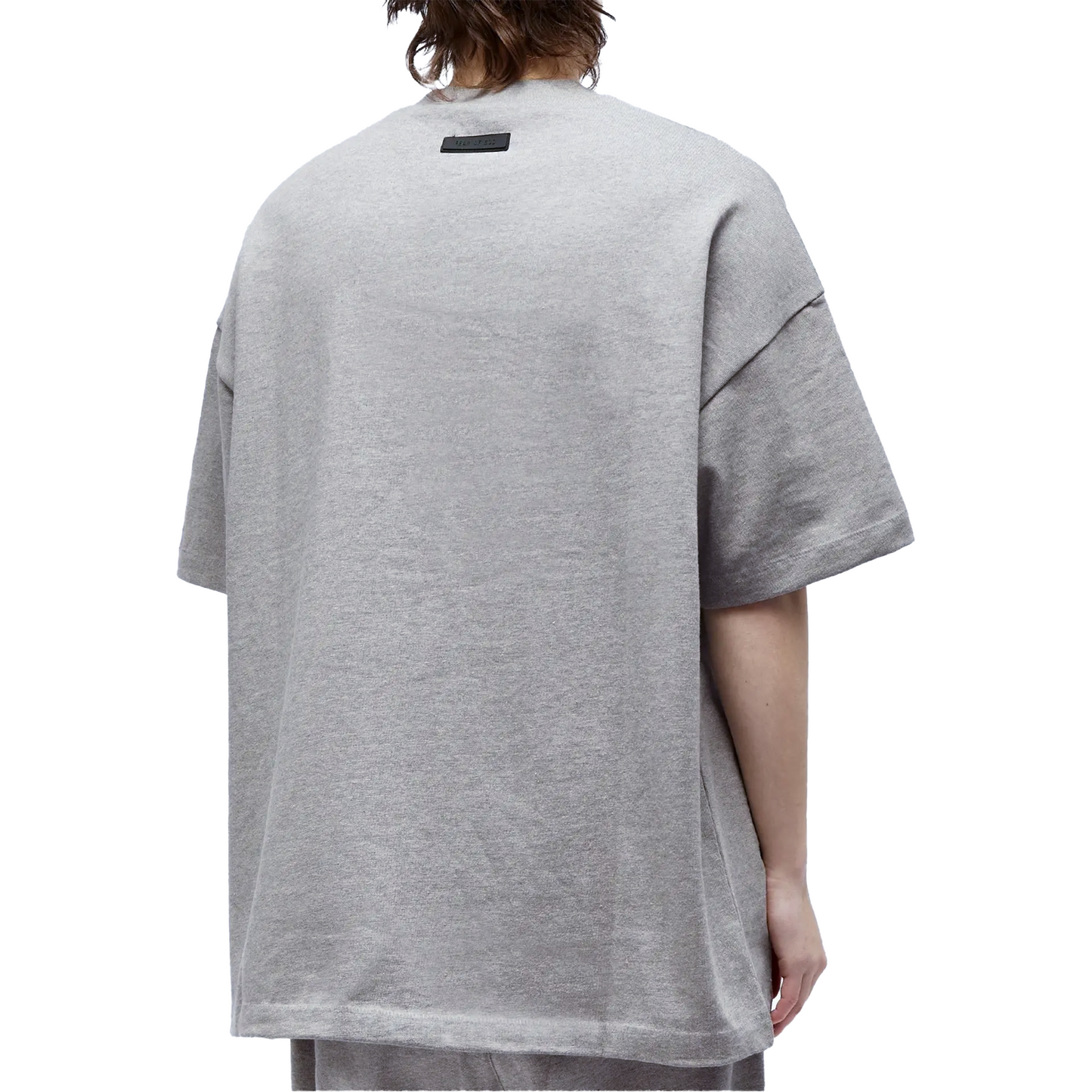 Fear of God Essentials Heavy Jersey Tee Dark Heather Oatmeal (FW23)