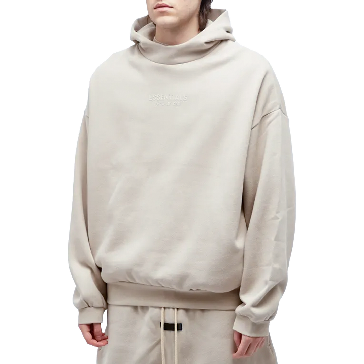 Fear of God Essentials Hoodie Core Silver Cloud (FW23)