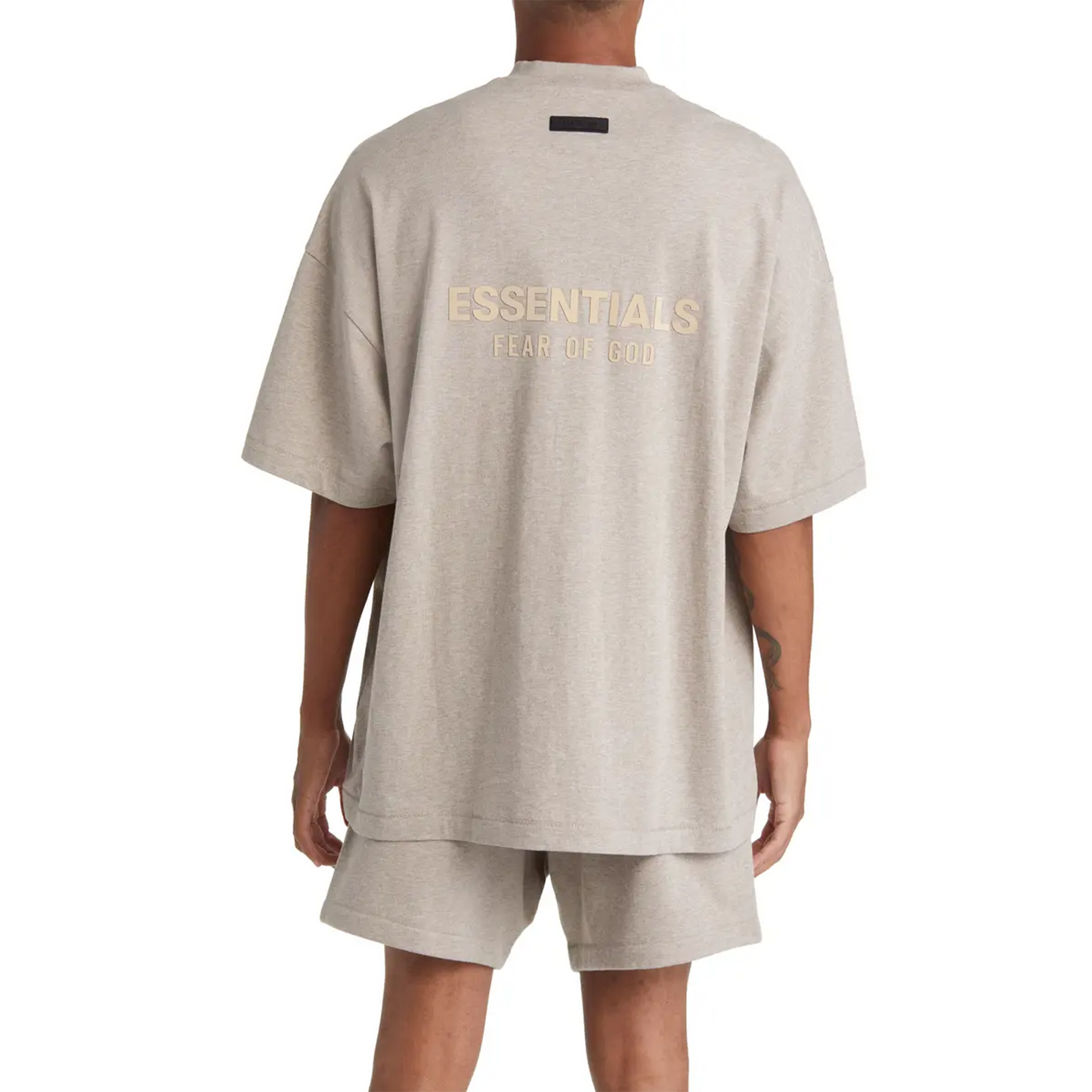 Fear of God Essentials V-Neck Tee Core Heather (SS24)