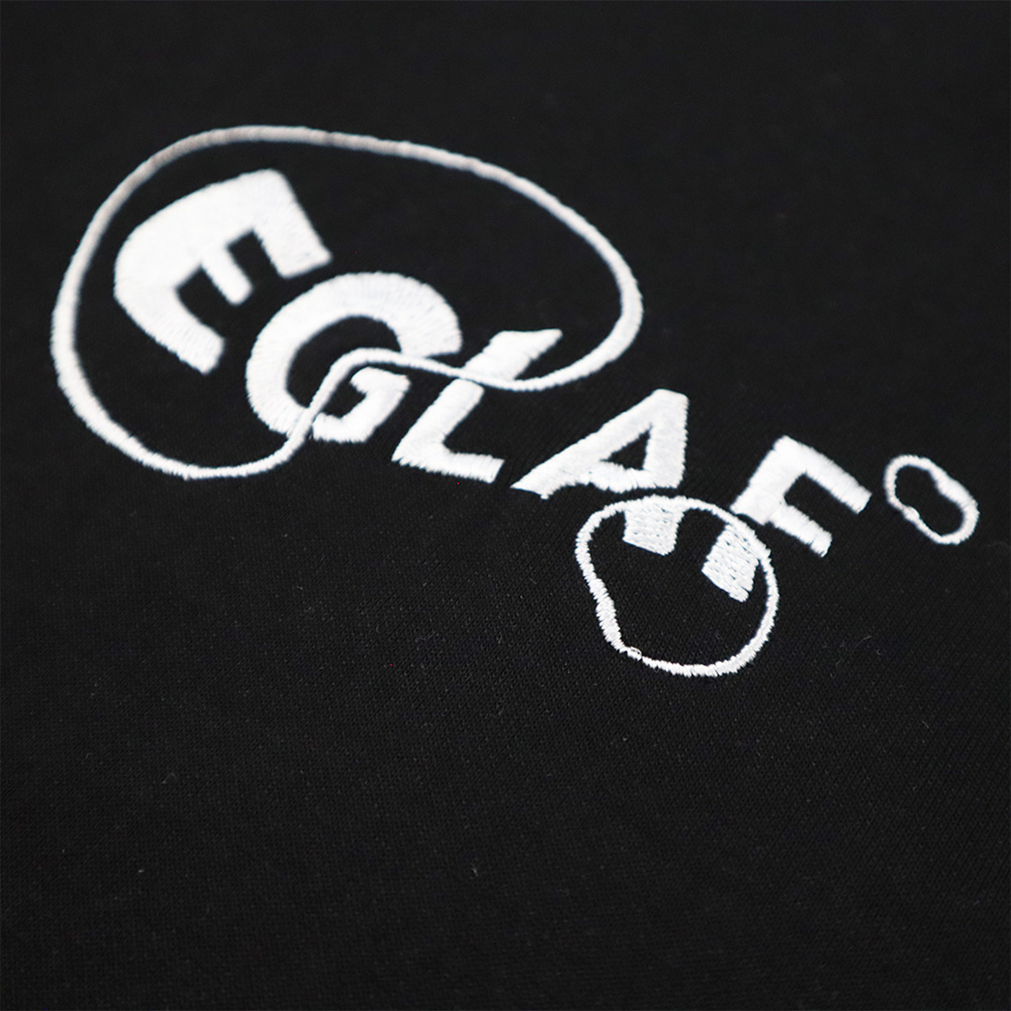 EGLAF Equa Embroidery Logo Tee Black