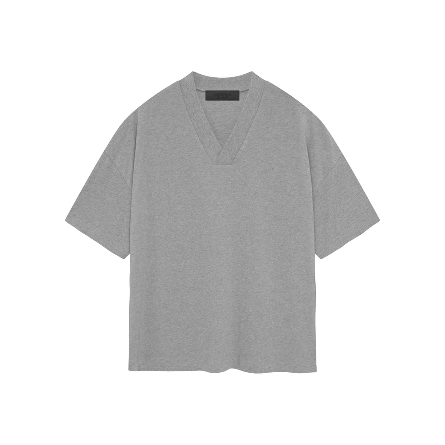 Fear of God Essentials V-Neck Tee Dark Heather Oatmeal (SS24)