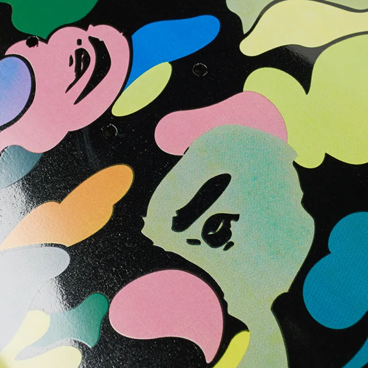 BAPE® Multi Camo Skateboard Black