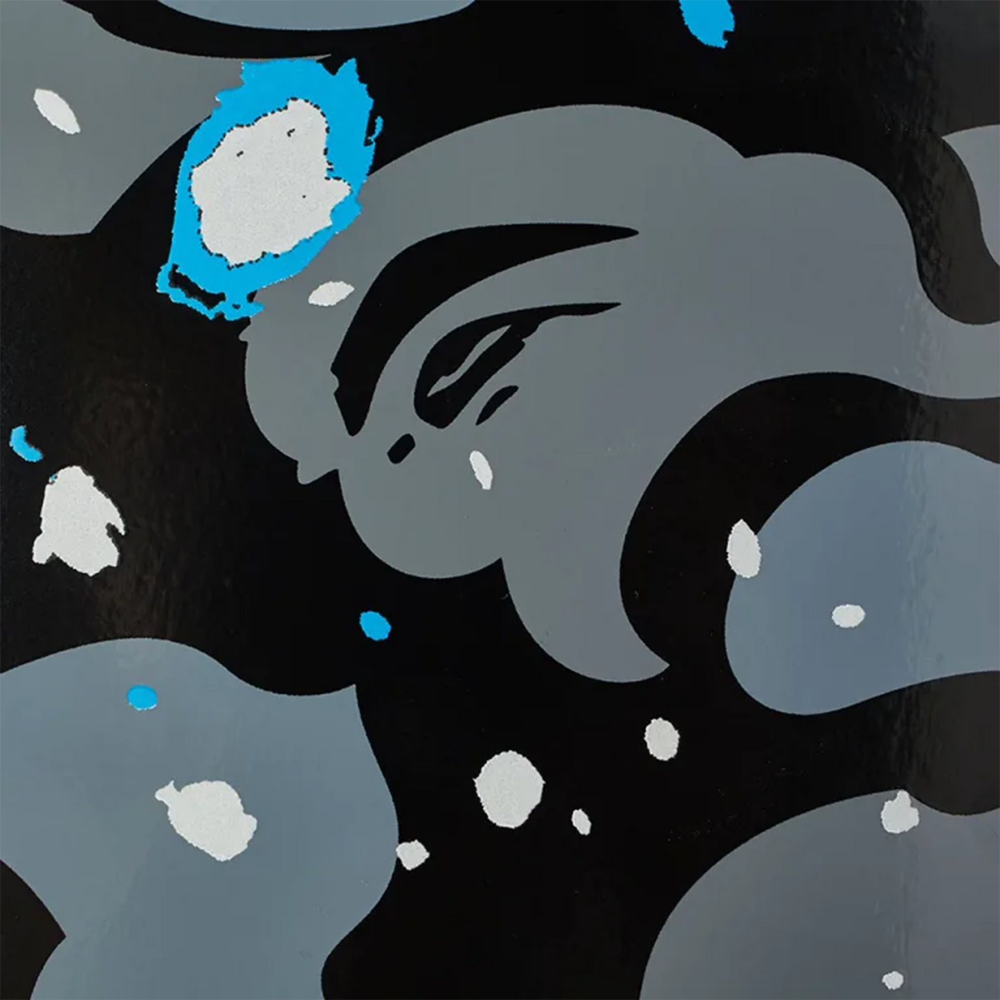 BAPE® Space Camo Skateboard Black