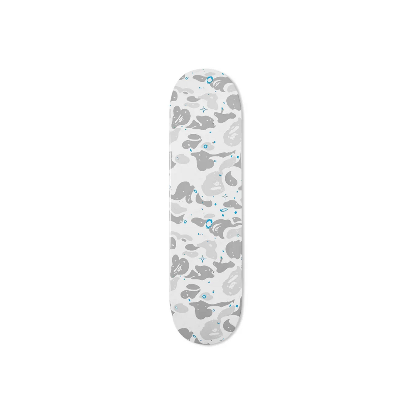 BAPE® Space Camo Skateboard White