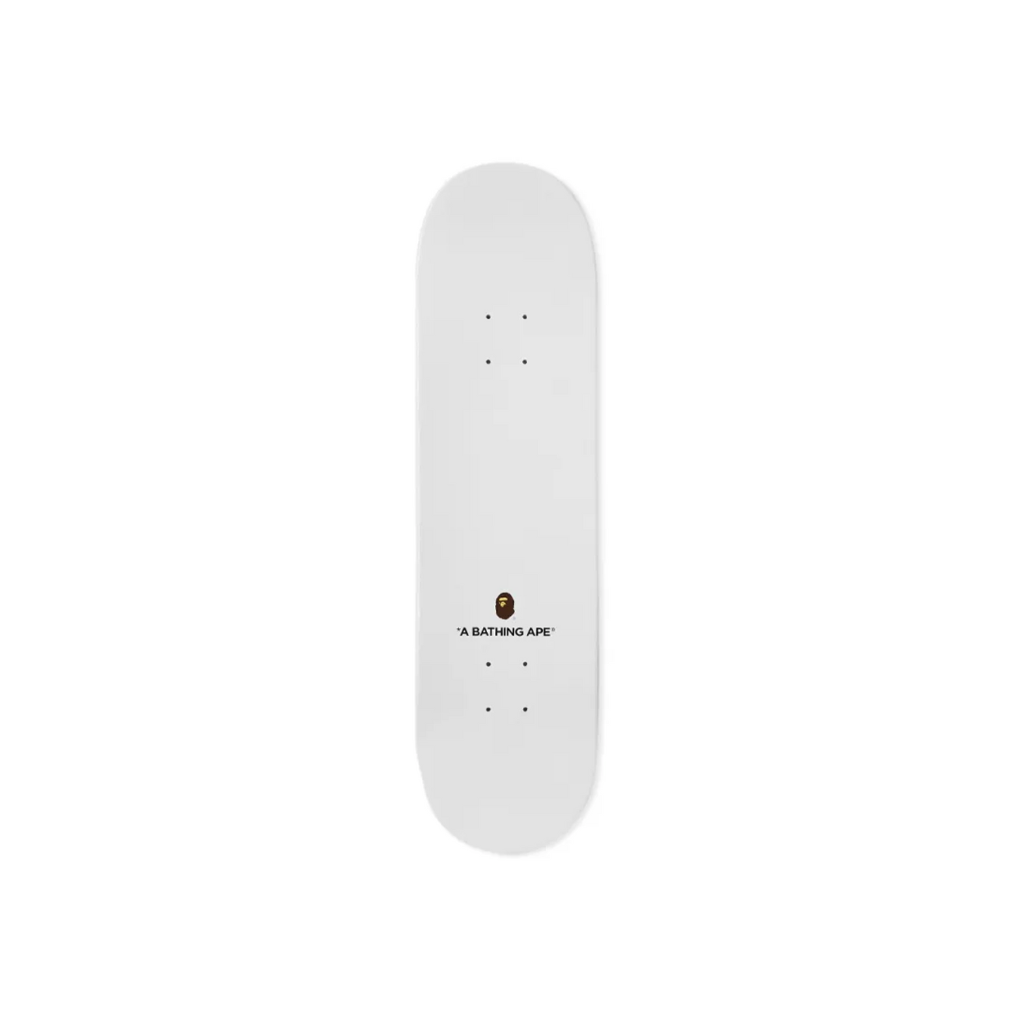 BAPE® Space Camo Skateboard White
