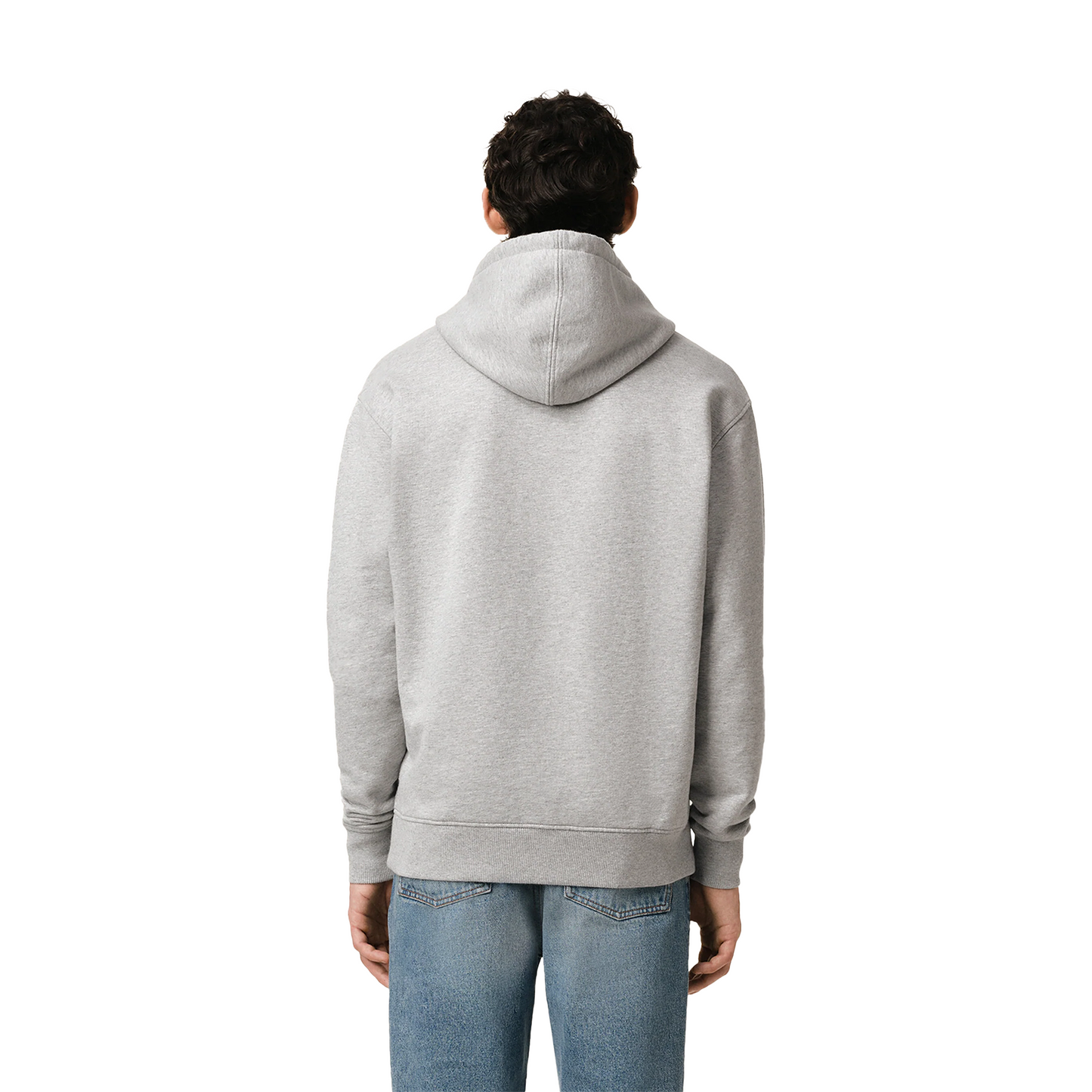 AMI PARIS Ami De Coeur Hoodie Heather Ash Grey (SS25)