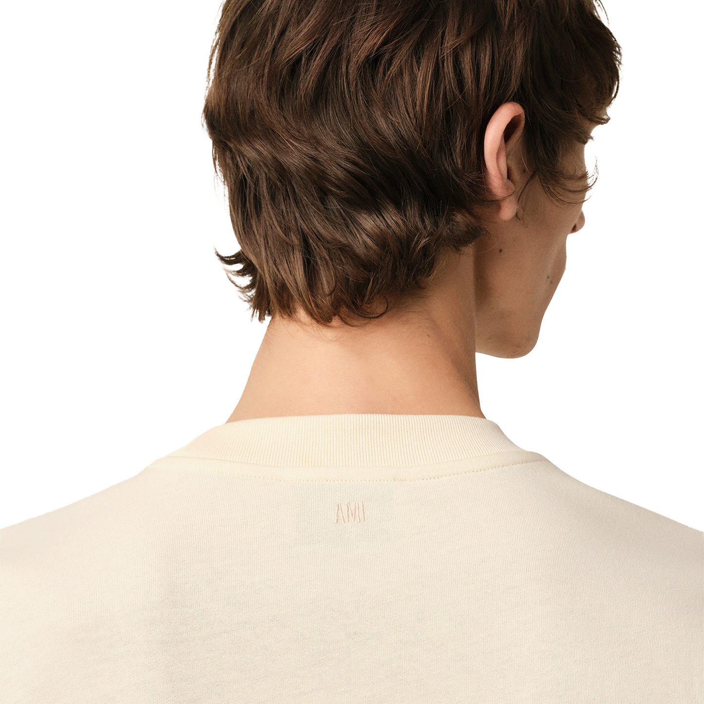 AMI PARIS Ami Paris Patch Tee White Cream (SS25)