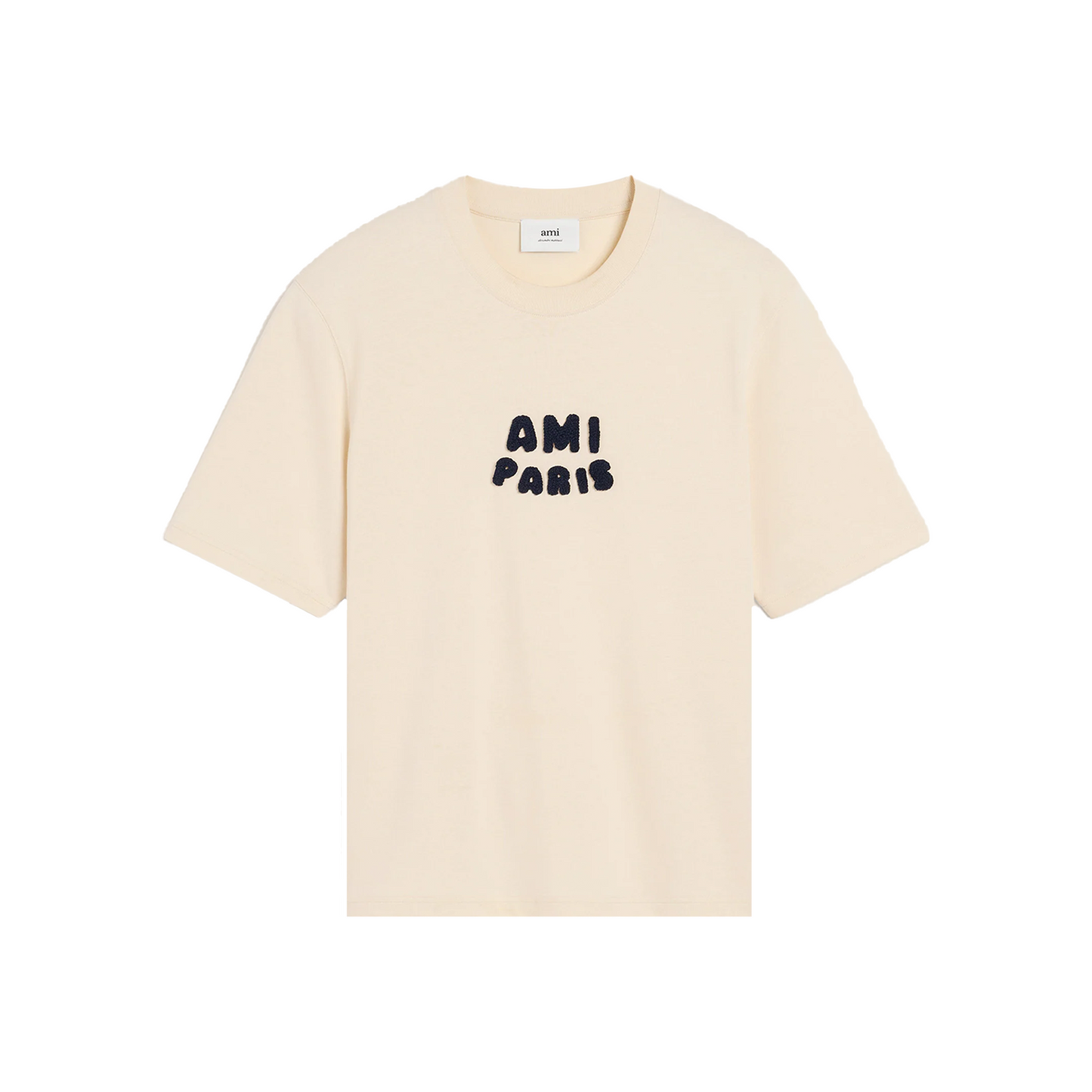 AMI PARIS Ami Paris Patch Tee White Cream (SS25)