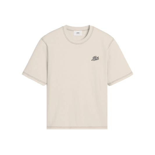 AMI PARIS Ami Signature Tee White Cream (SS25)