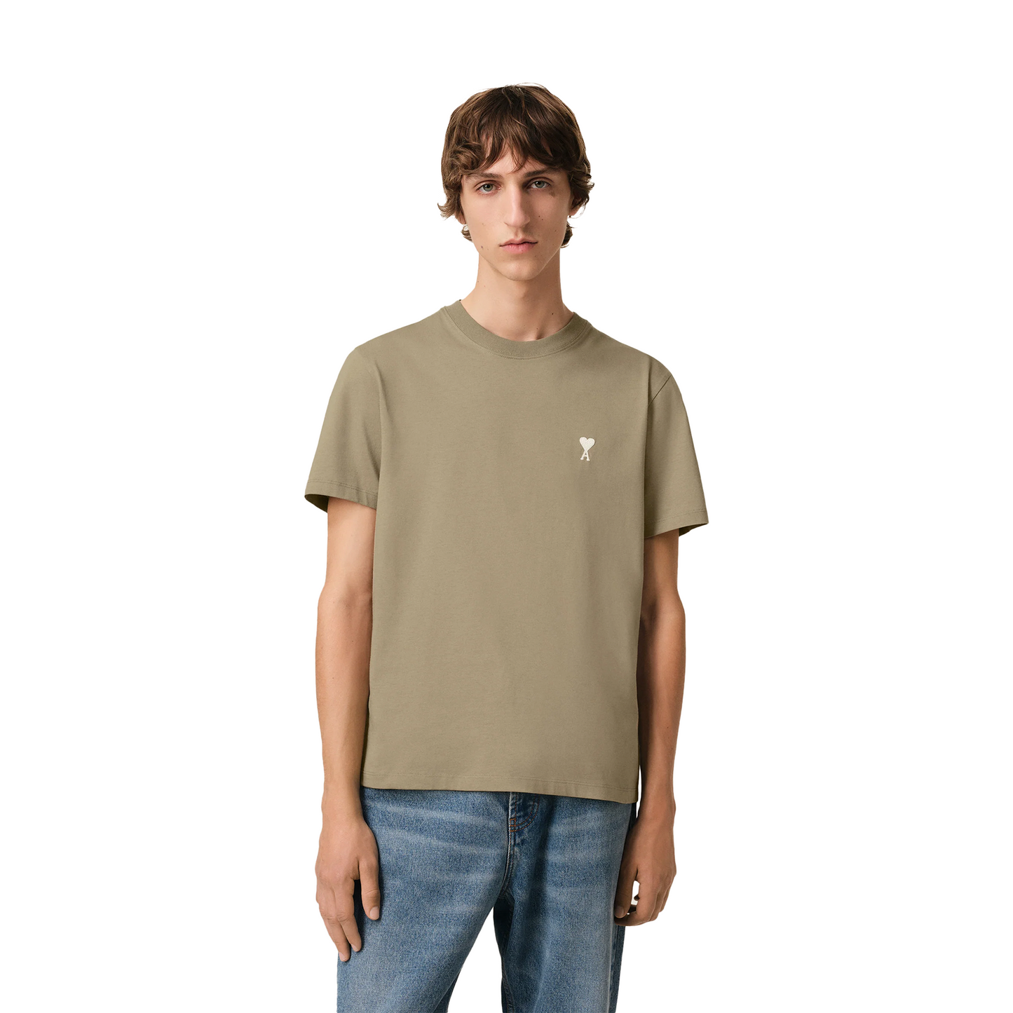 AMI PARIS Off-White Ami de Coeur Tee Laurel (SS25)