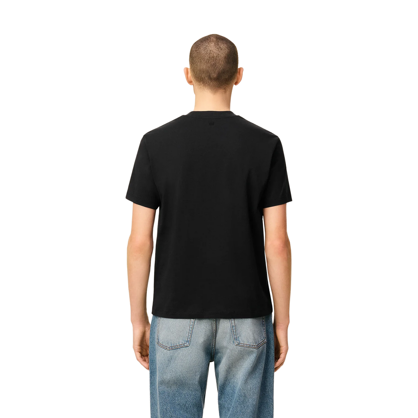 AMI PARIS Permanent Cotton Ami de Coeur Tee Black/Red (SS24)