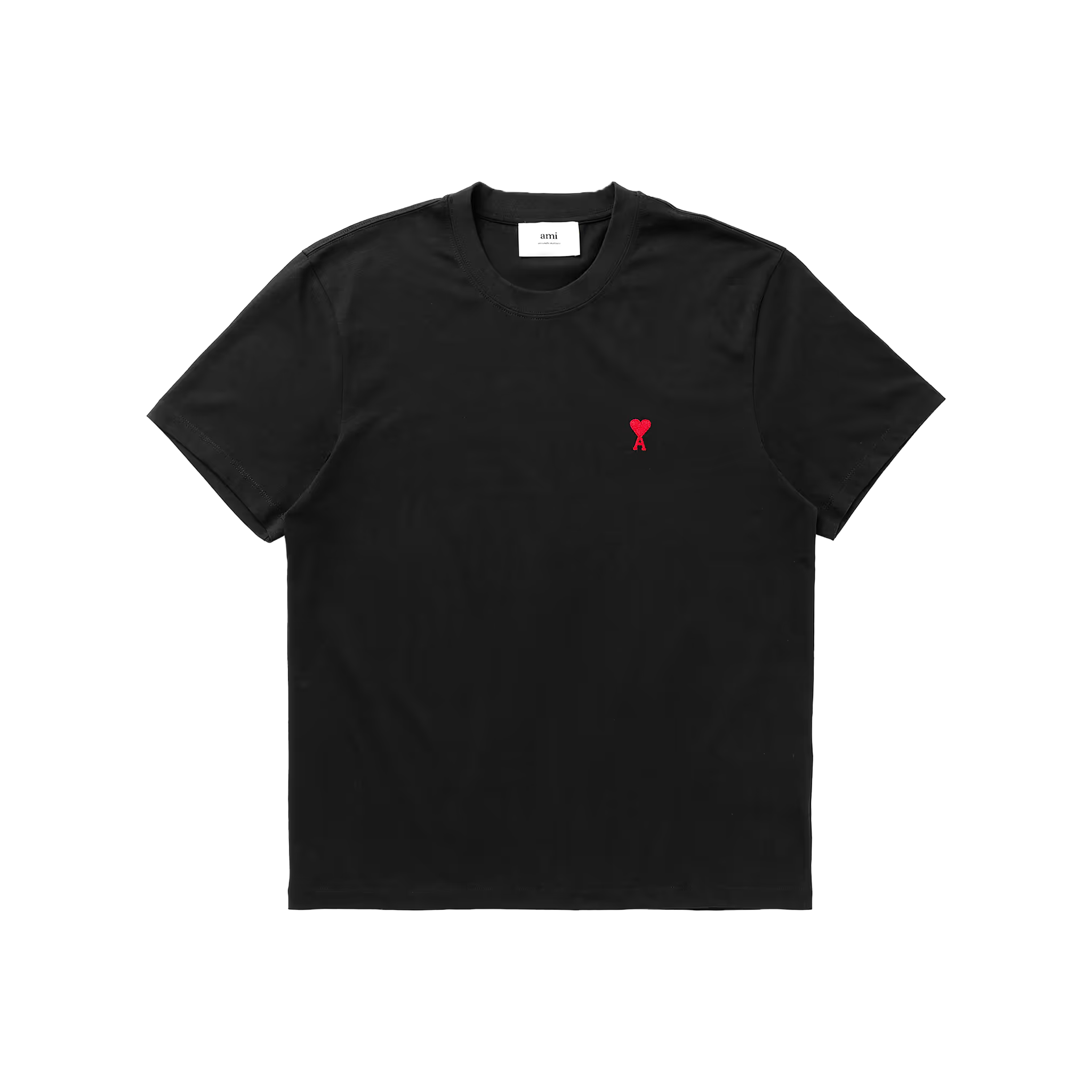 AMI PARIS Small Red Ami De Coeur Tee Black (SS22) – STEALPLUG KL