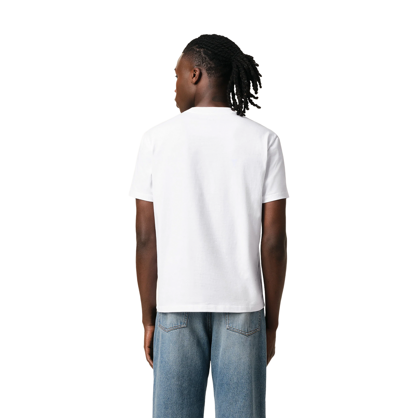 AMI PARIS Classic Fit Ami De Coeur Tee White/Red (SS24)