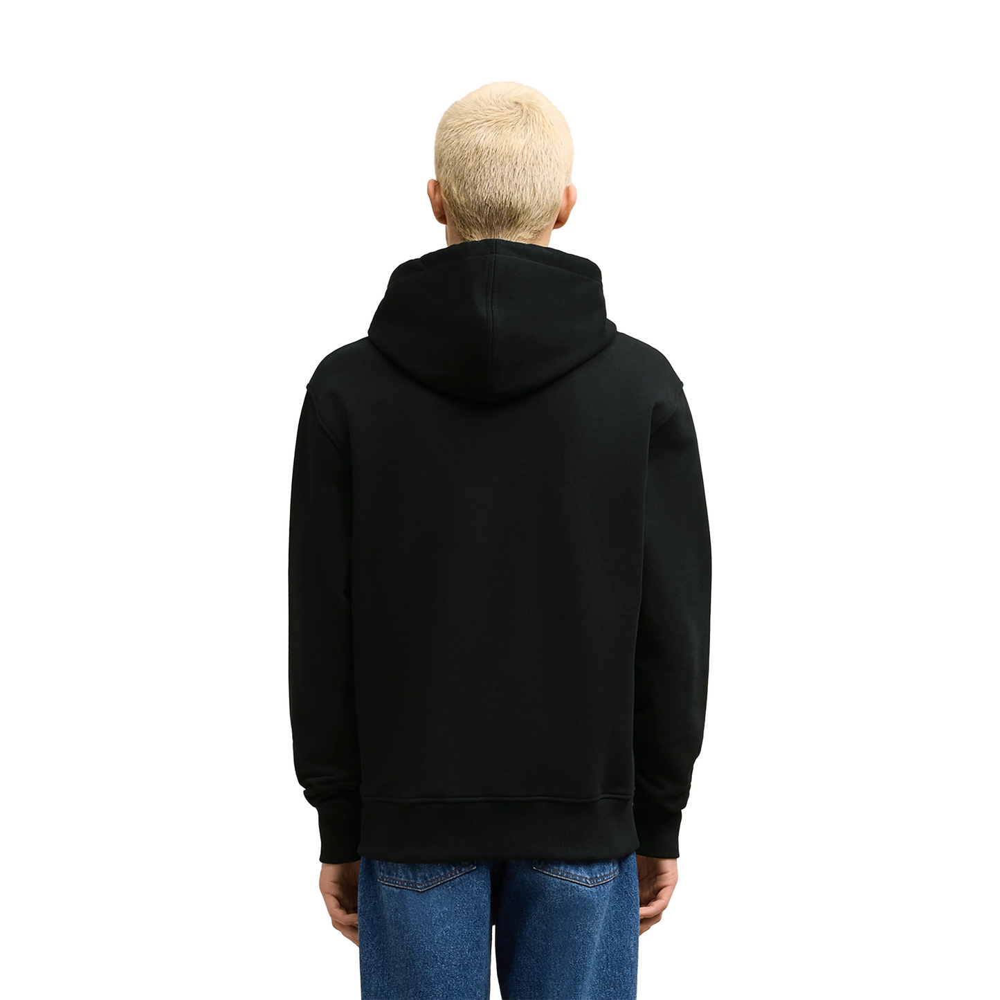 AMI PARIS Ami De Coeur Zipped Hoodie Black/Red (SS24)