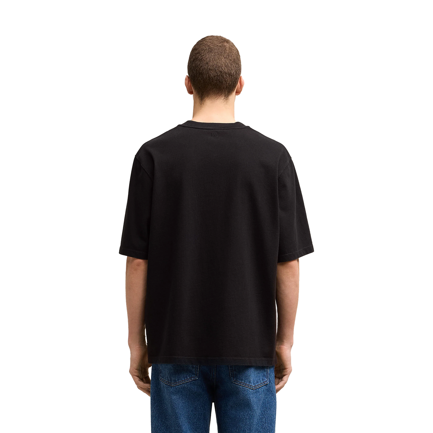 AMI PARIS De Coeur Heavy Jersey Tee Black (FW24)