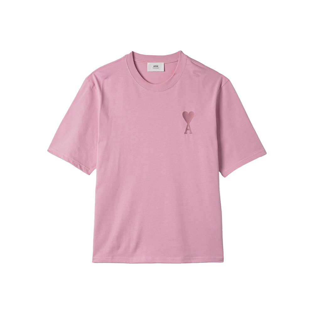 AMI PARIS Tonal De Coeur Tee Pale Pink (SS22)