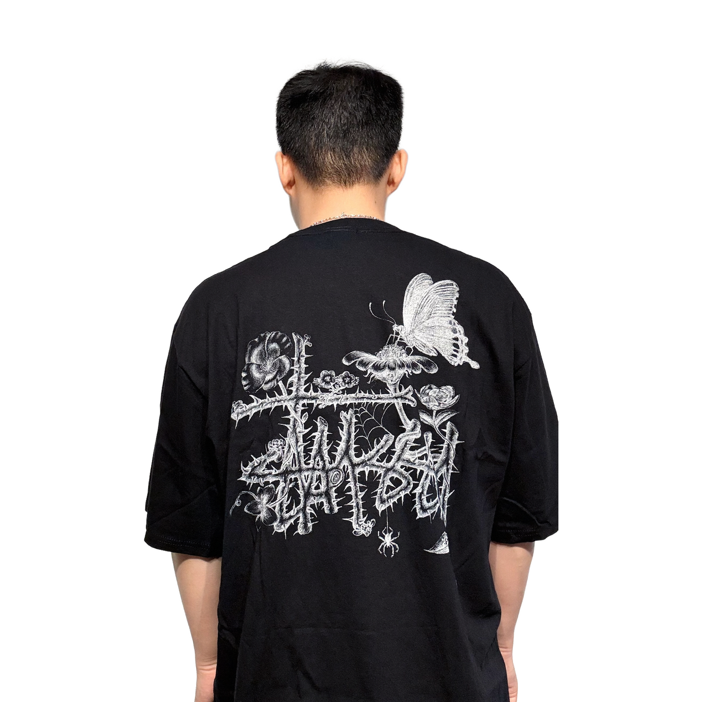Stüssy In Bloom Tee Black (SS25)