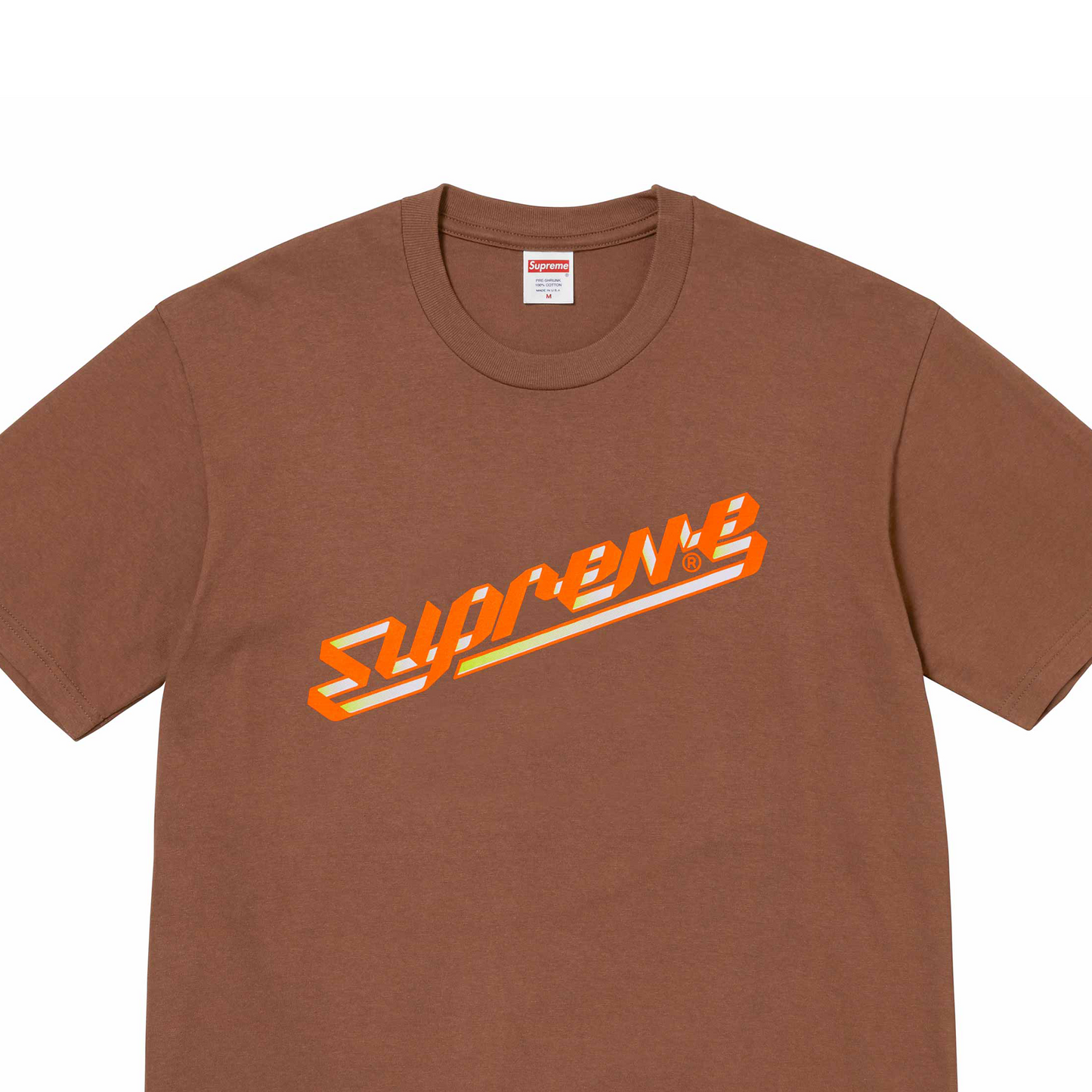 Supreme Banner Tee Brown (FW23)