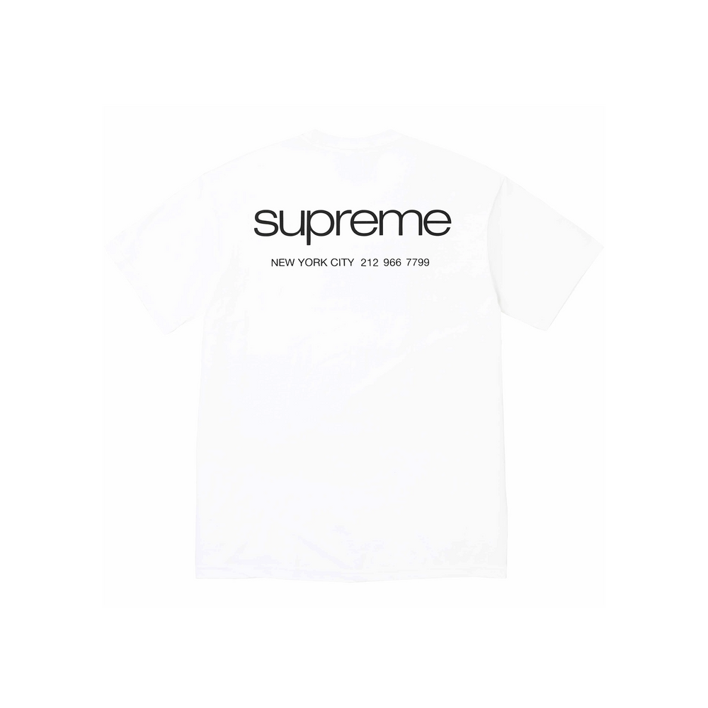 Supreme NYC Tee White (FW23)