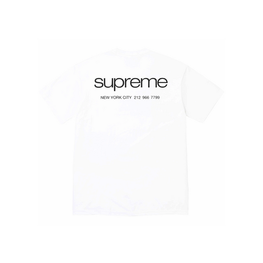 Supreme NYC Tee White (FW23)