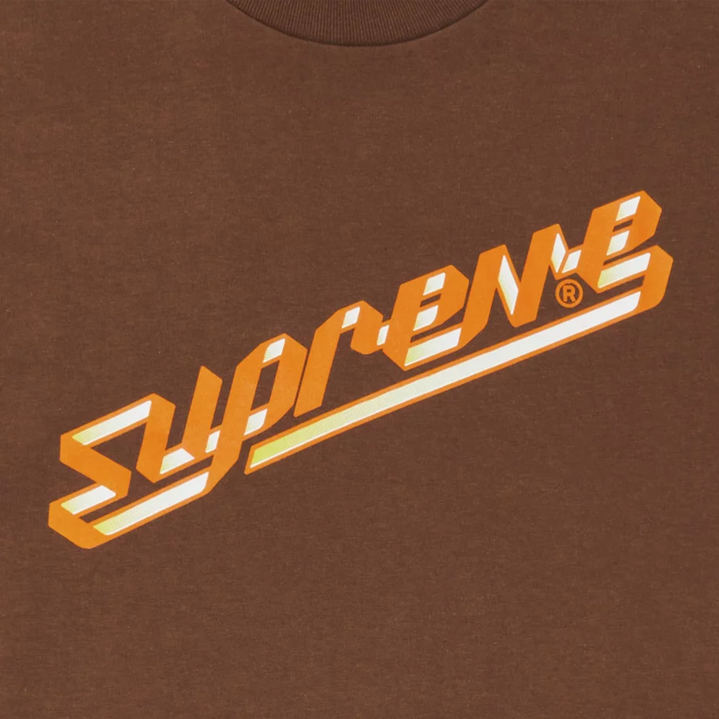 Supreme Banner Tee Brown (FW23)
