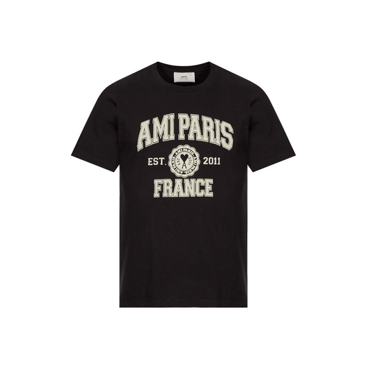 Ami Paris France Tee Black