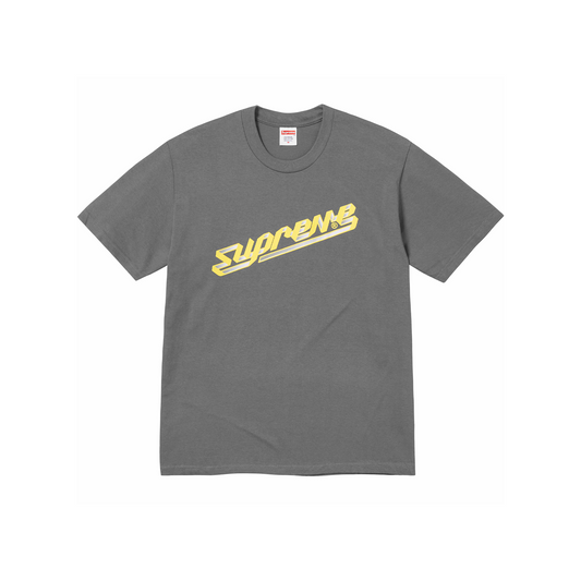 Supreme Banner Tee Charcoal (FW23)