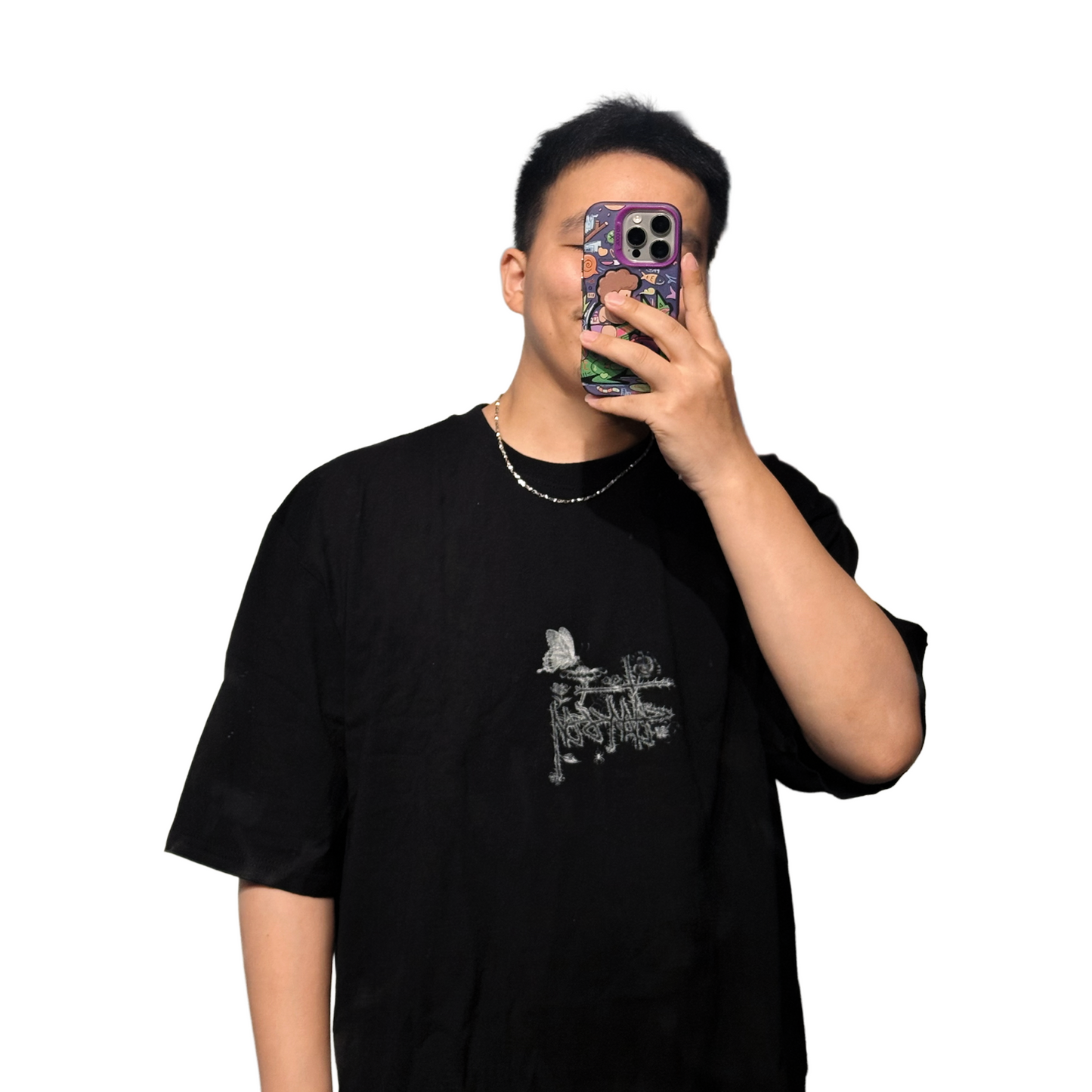 Stüssy In Bloom Tee Black (SS25)