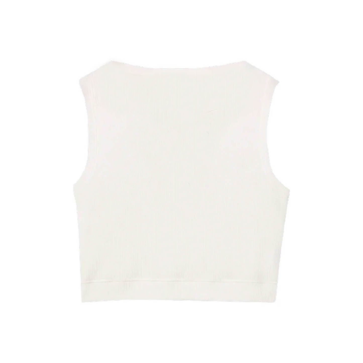 LOEWE Anagram Cropped Tank Top White (SS22)