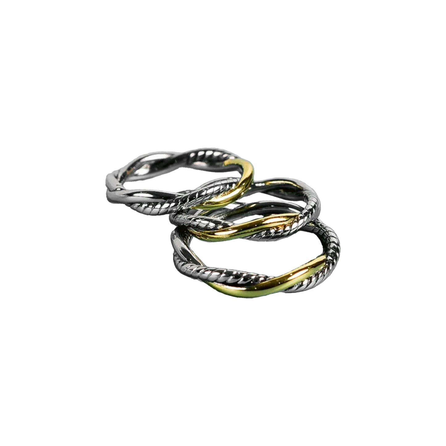 EK Collection Aurora Destiny Ring Silver/Gold (SS25)