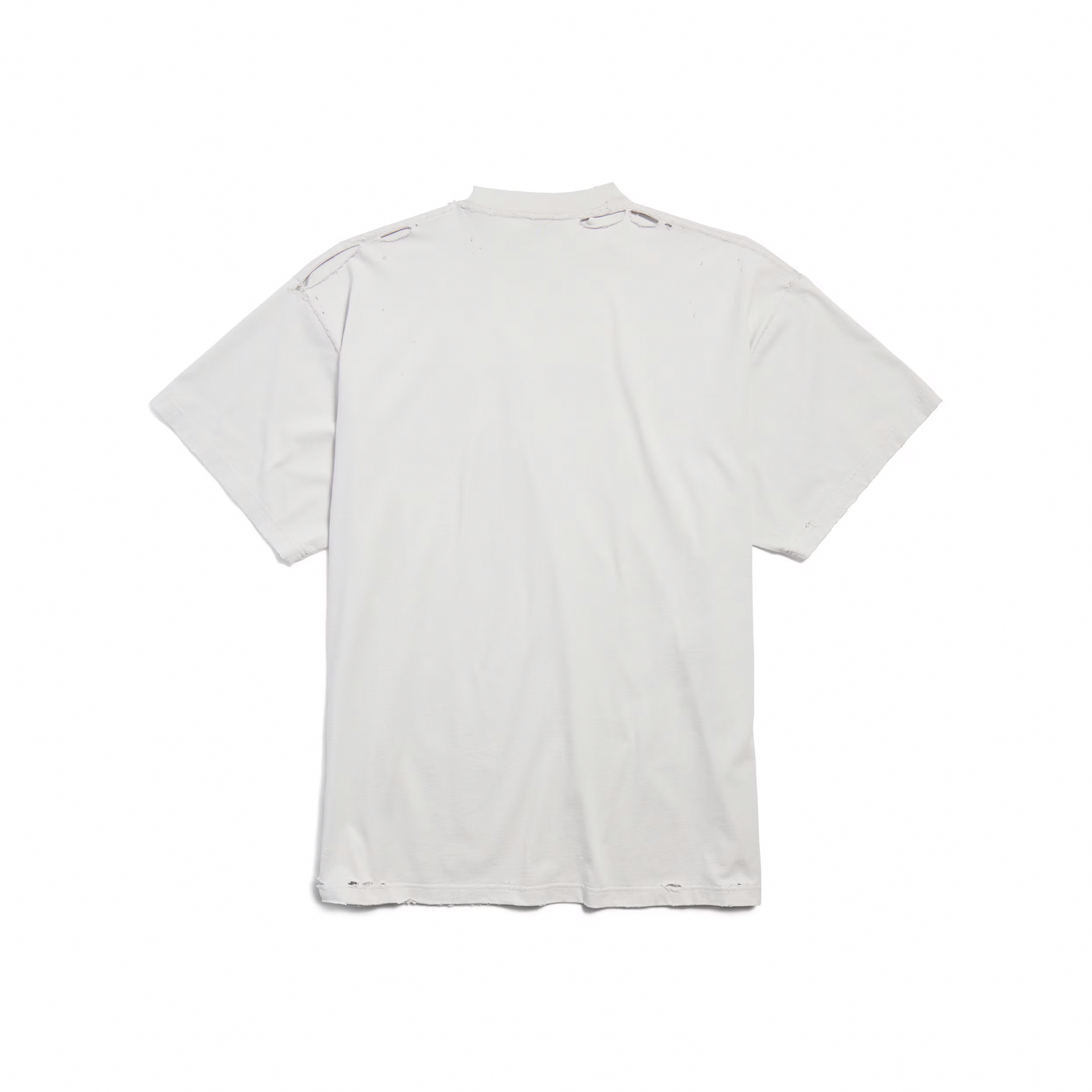 BALENCIAGA 3B Liquefied Oversized Fit Tee White (SS25)