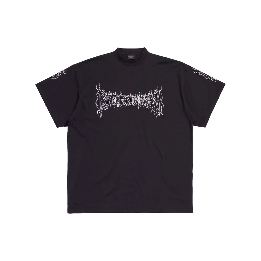 BALENCIAGA Darkwave Oversized Tee Black (SS25)