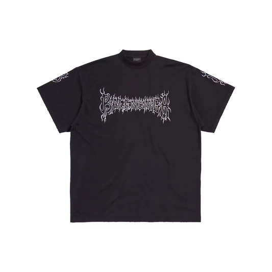 BALENCIAGA Darkwave Oversized Tee Black (SS25)