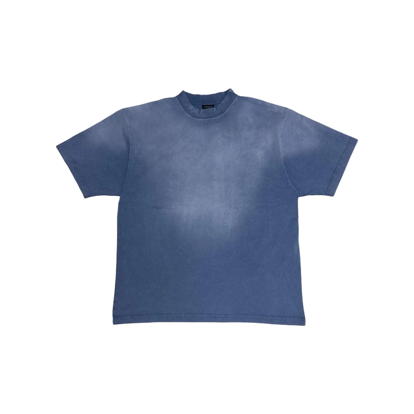 BALENCIAGA Hand Drawn Medium Fit Tee Blue (SS23)