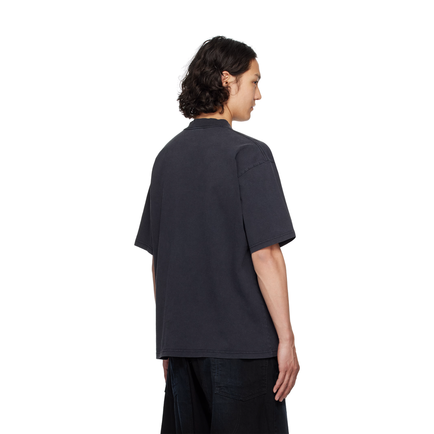 BALENCIAGA I Love Paris & Balenciaga Medium Fit Tee Black Faded (FW24)