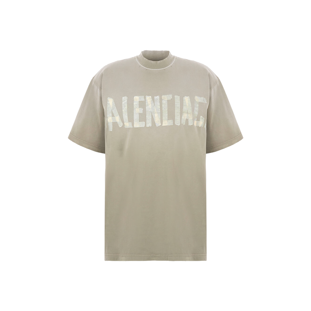 BALENCIAGA New Tape Type TR Medium Fit Tee Army Green (SS25)
