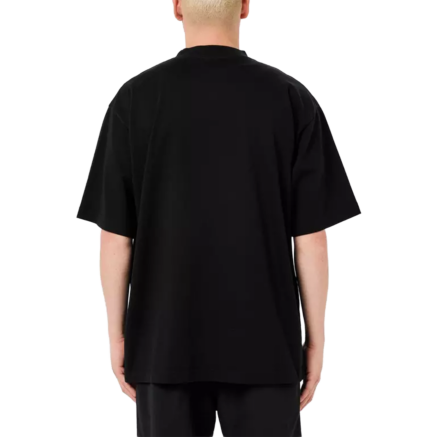 BALENCIAGA Reverse Logo Medium Fit Tee Black/White (SS25)