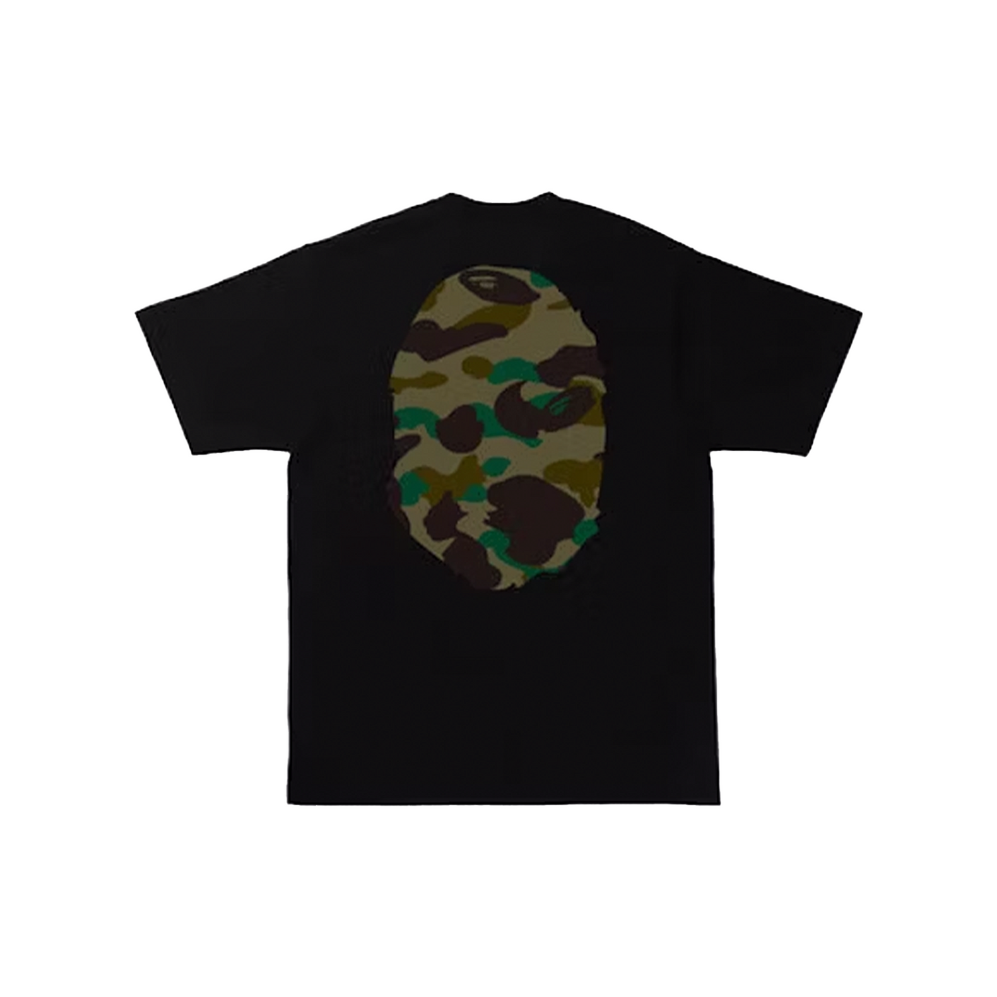 BAPE ABC Camo Big Ape Head Tee Black/Green (SS21)