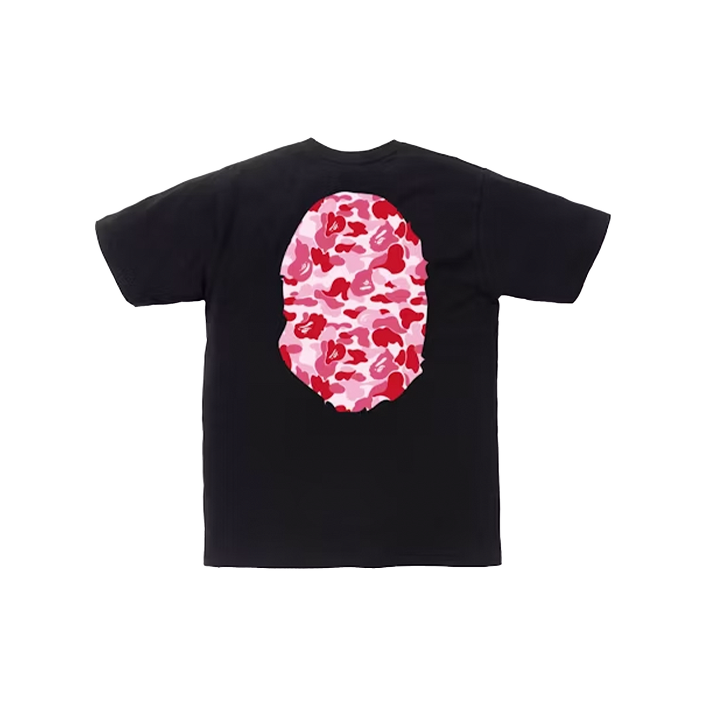BAPE ABC Camo Big Ape Head Tee Black/Pink (SS21)