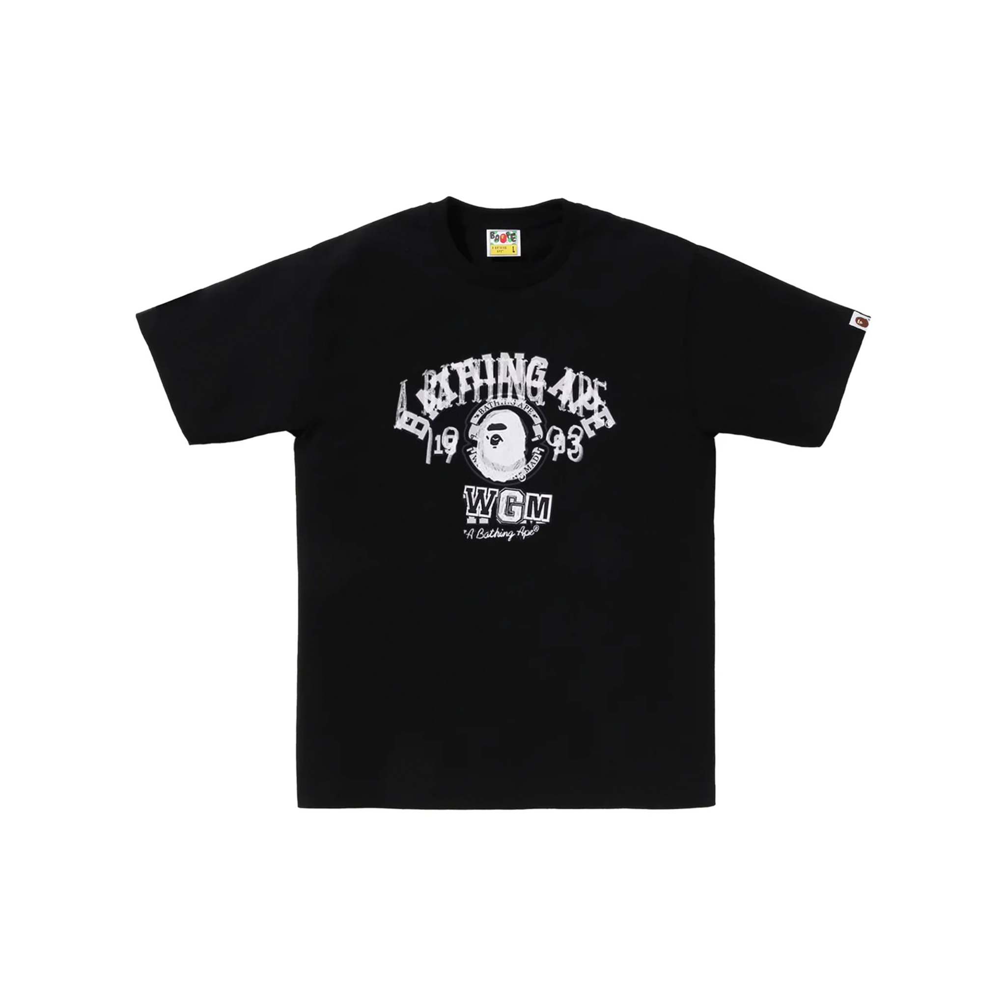 BAPE Layered College Relaxed Fit Tee Black (SS24) – STEALPLUG KL