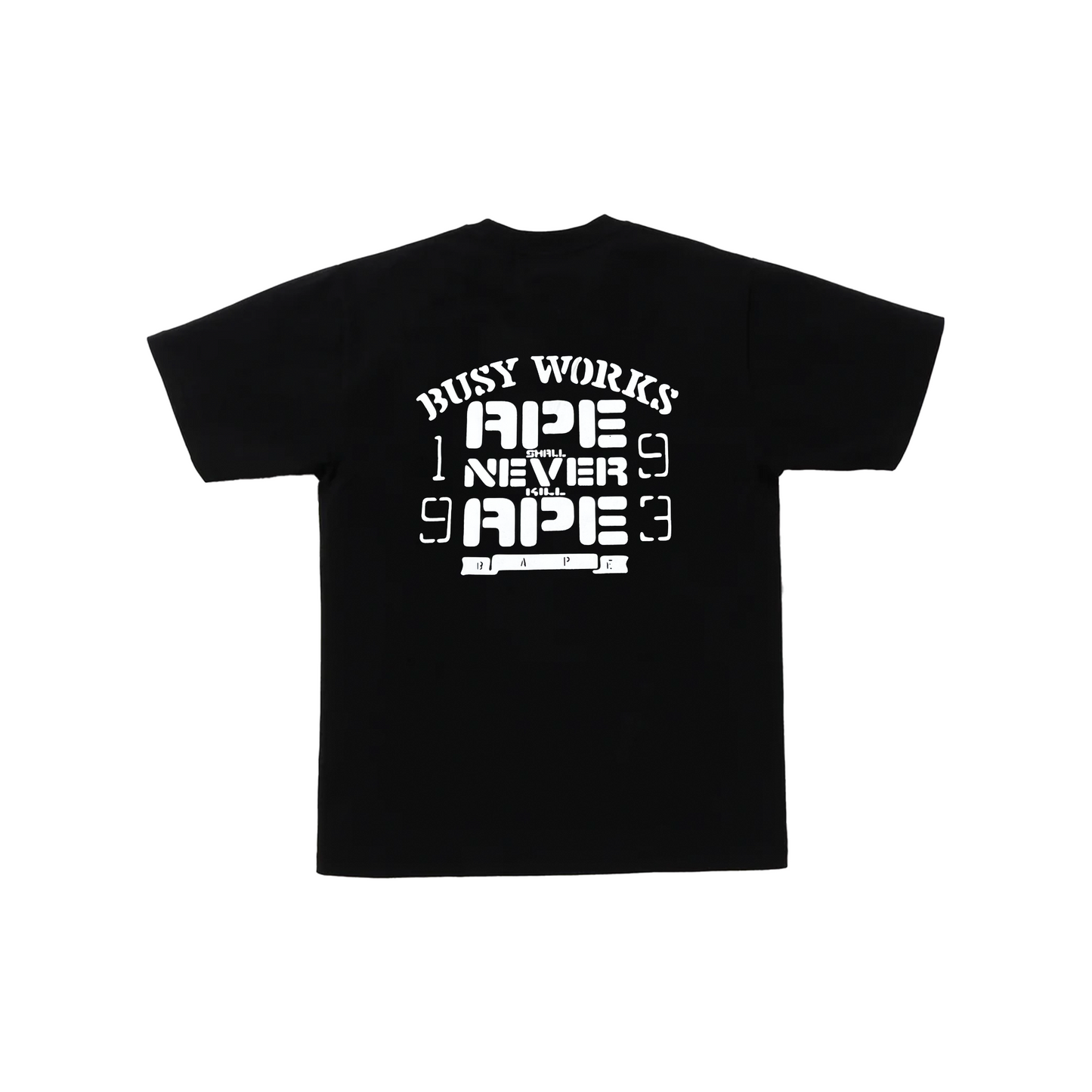 BAPE OG Ape Head College Tee Black (SS24)