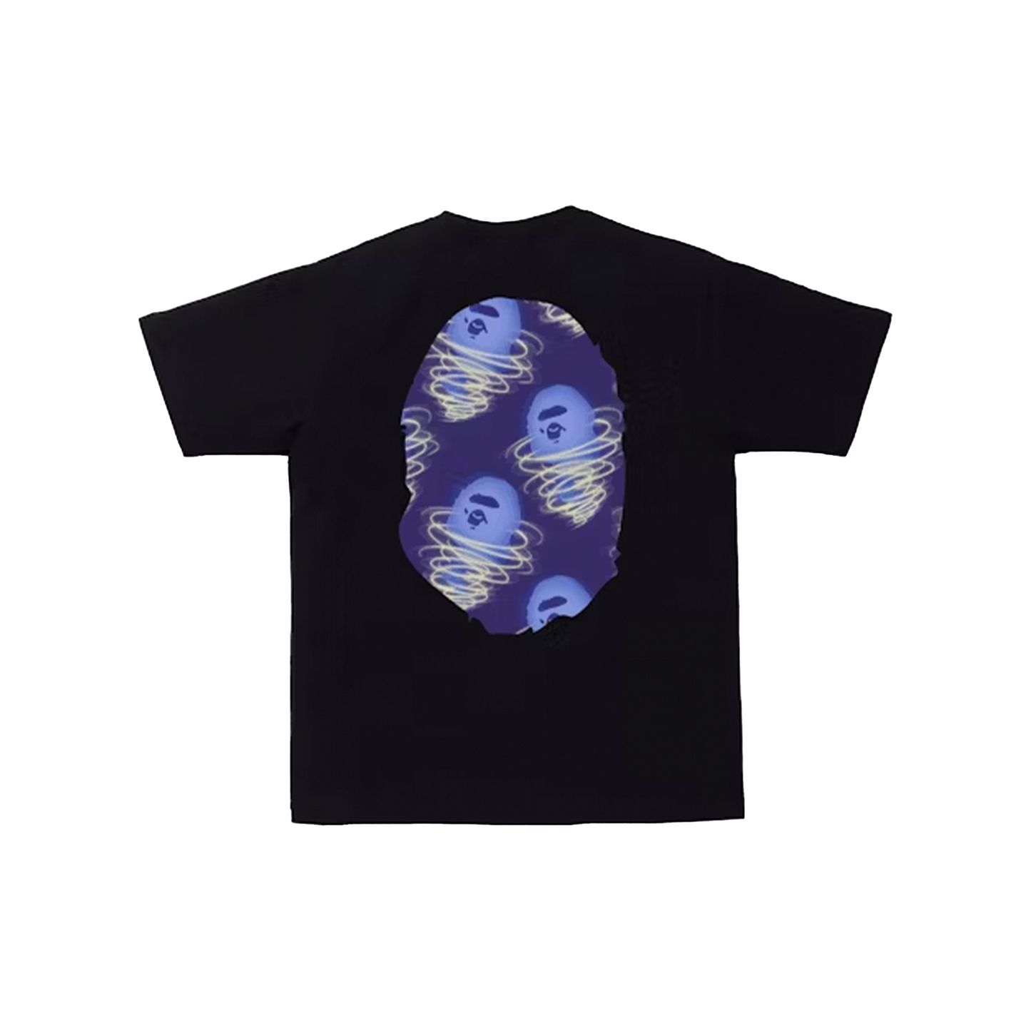 BAPE Storm Big Ape Head Tee Black/Purple (SS21)