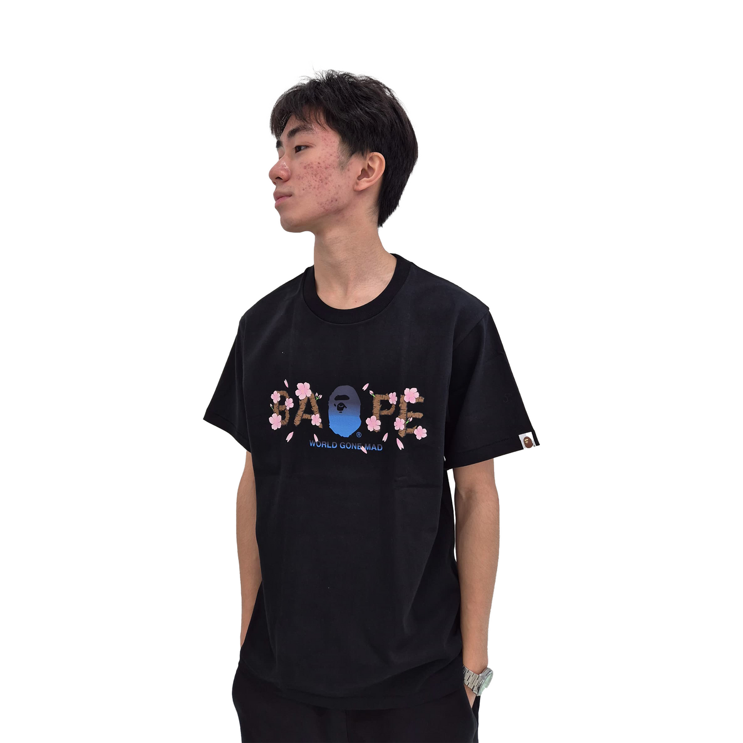 BAPE® Sakura Tee Black (SS25)