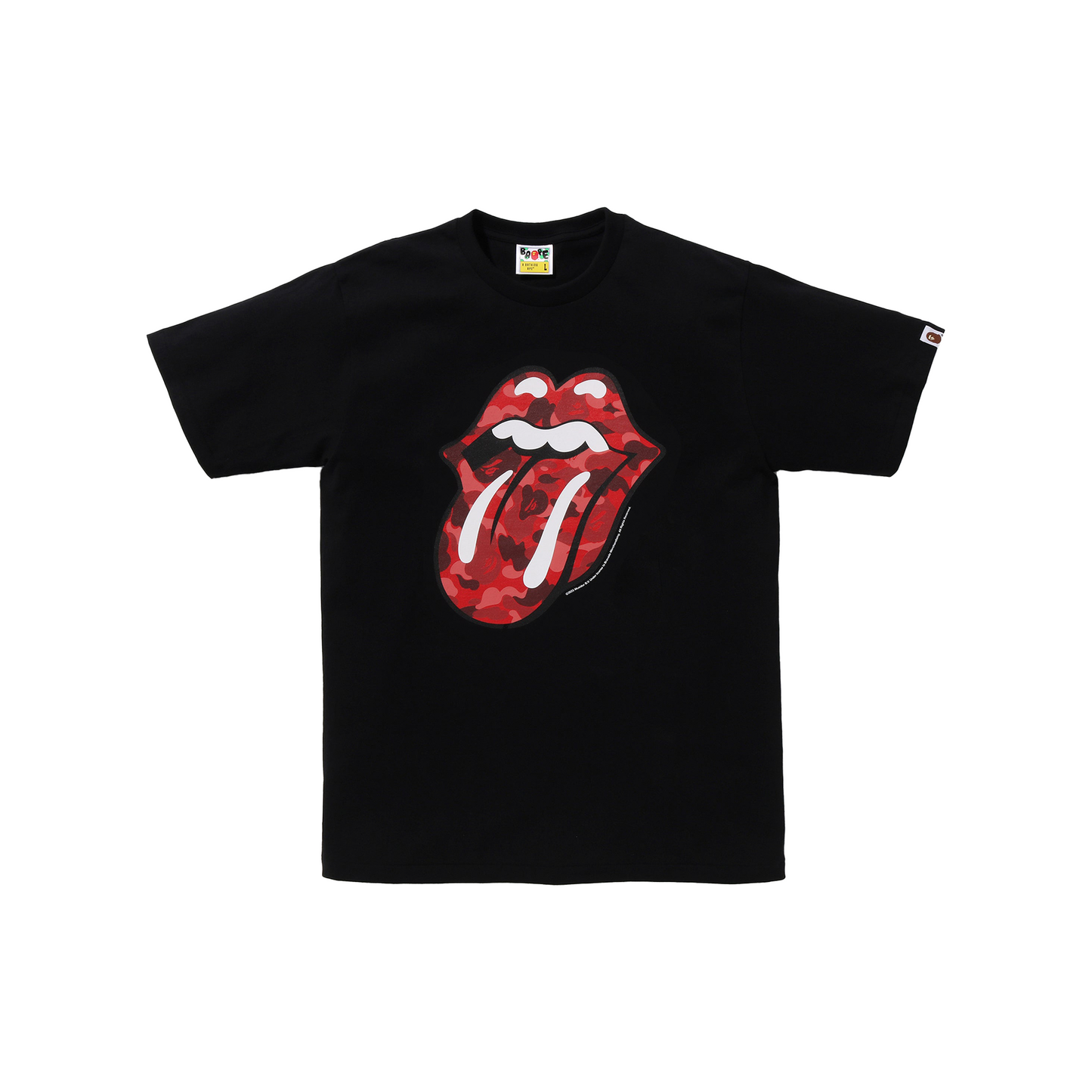 BAPE® x Rolling Stones Tee Black (SS25)