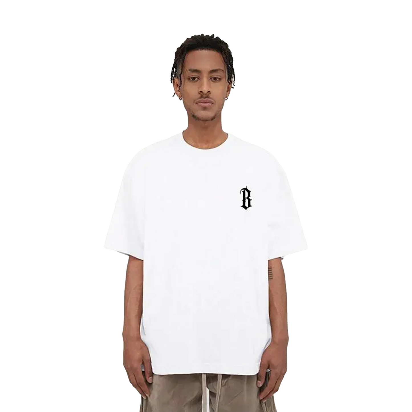 BONELESS Arc Print S/S Tee White (SS22)