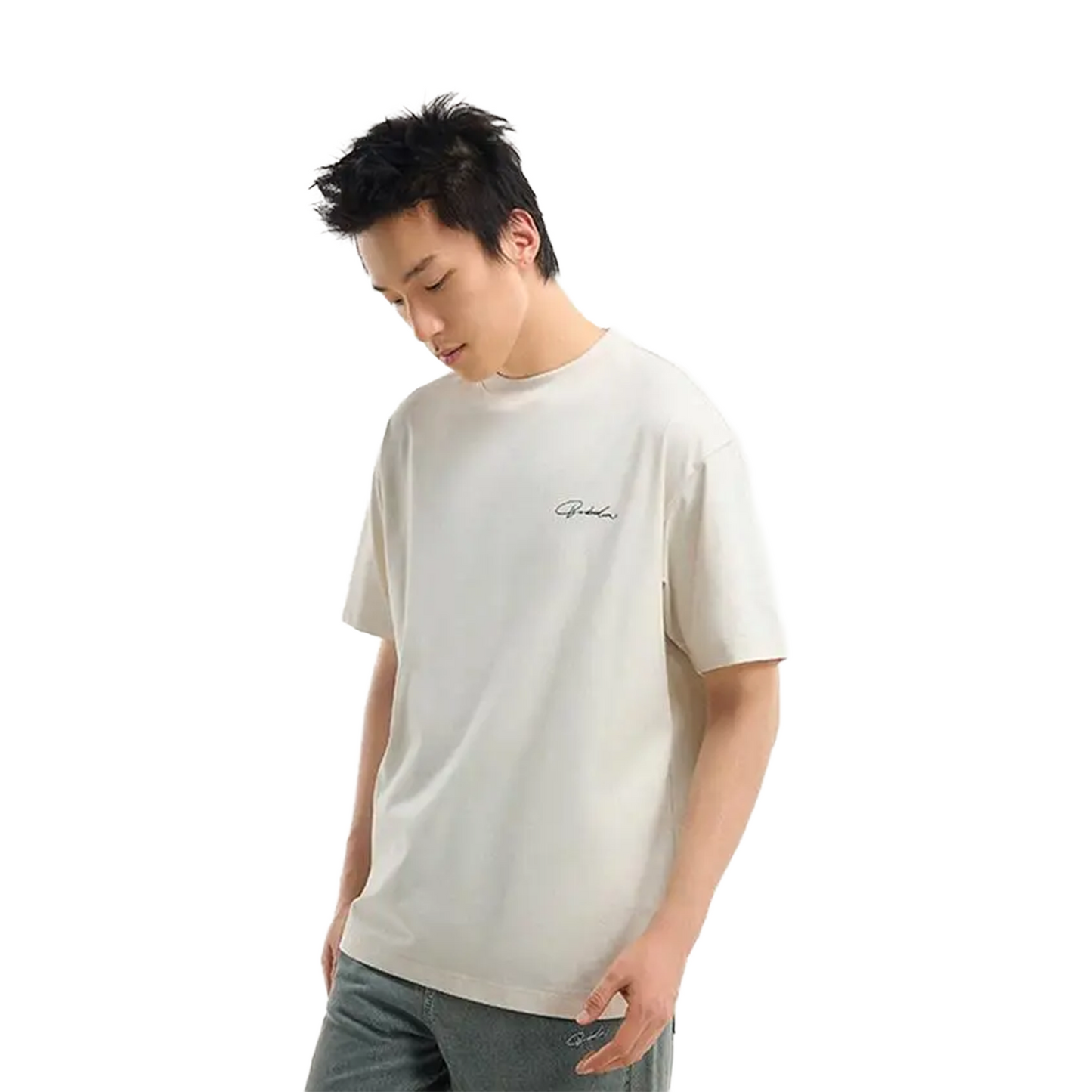 BONELESS Back Floral Foam Print Tee Apricot (SS25)