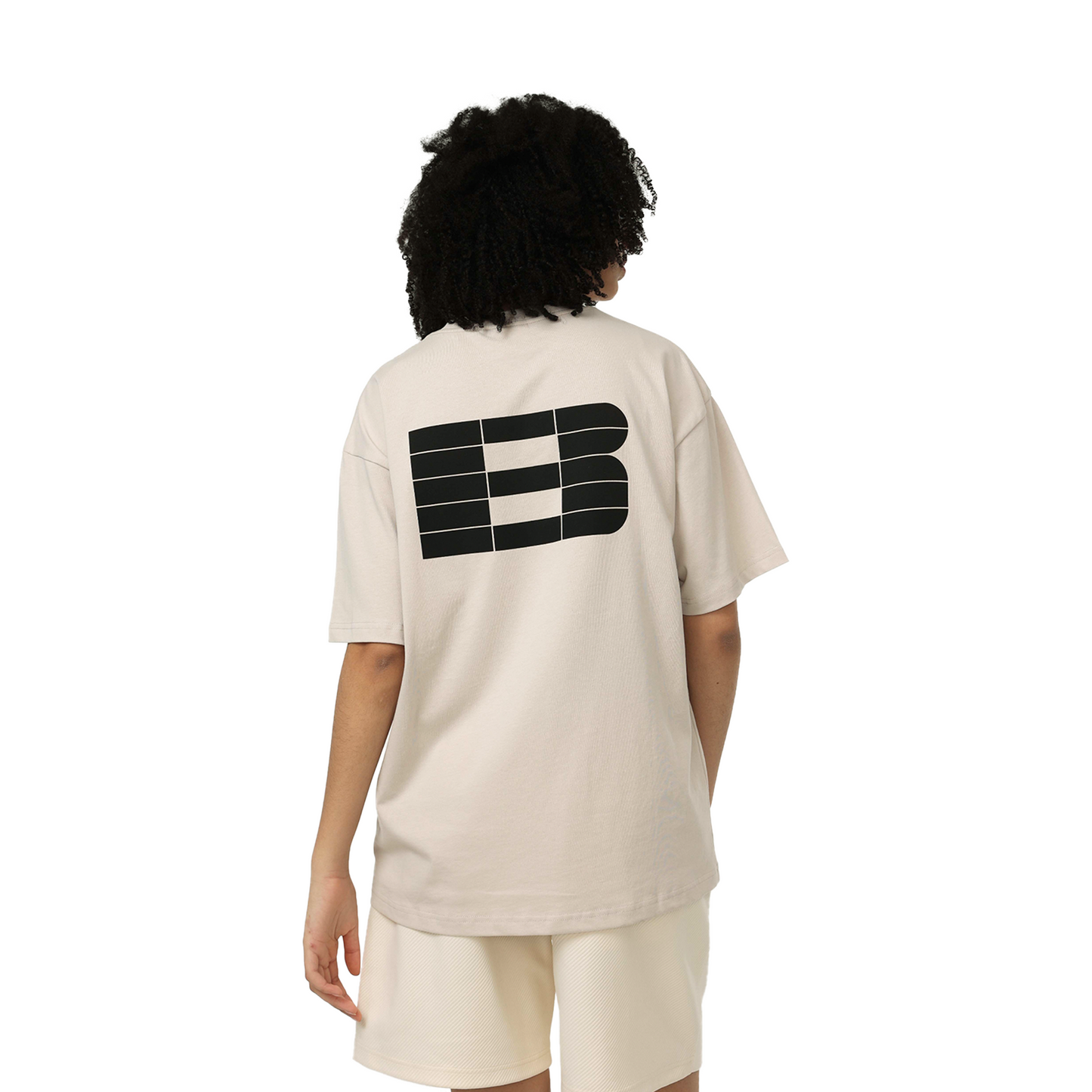BONELESS Foamed Velvet B Shaped S/S Tee Apricot (SS23)